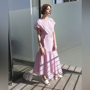 Rachel Comey red seersucker dress, 8